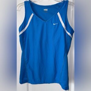 Nike Like New Built in bra Athletic Blue Tank Top